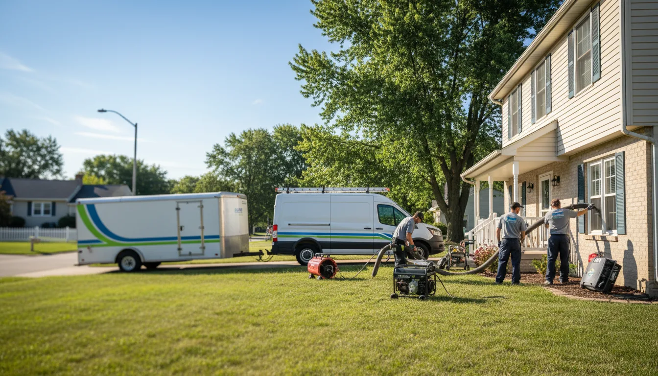 Flooded Basement Restoration And Cleanup With Repair in Thornton, IA near me
